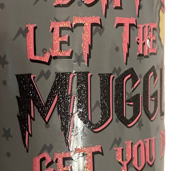 Harry Potter Luna Lovegood Glasses Muggles Glittery Coffee Mug - Picture 4 of 6